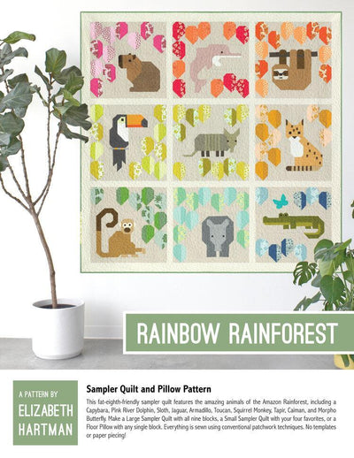 Rainbow Rainforest - Elizabeth Hartman - Shop online and in store at Purple Stitches, Basingstoke, Hampshire UK