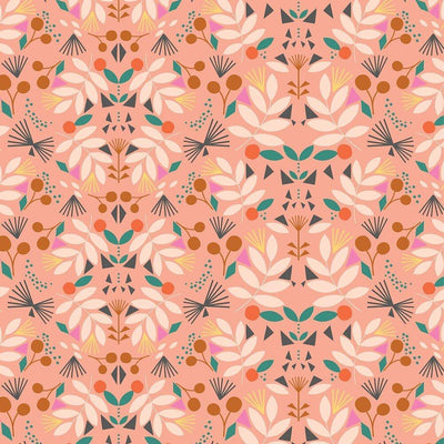 Plants in Coral - Our Planet - Bethan Janine - Shop online and in store at Purple Stitches, Basingstoke, Hampshire UK