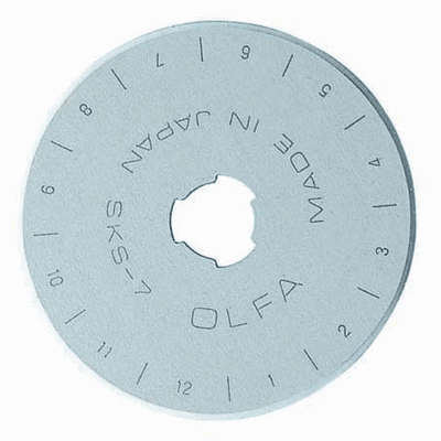 Olfa Rotary Blade - 45mm (Pack of 1) - Shop online and in store at Purple Stitches, Basingstoke, Hampshire UK