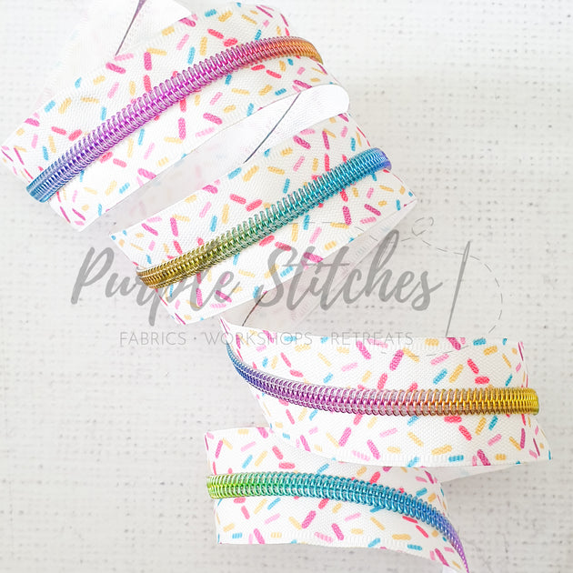 Continuous Zipper Tape by the Metre – Size 5 Nylon Zips for Bags ...