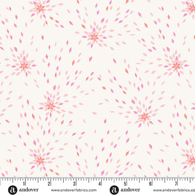 Memories Unfold fabric collection by Stephanie Organes – modern floral cotton prints in bold colours from Andover Fabrics, ideal for vibrant quilts and projects, SKU:A-1431-LE