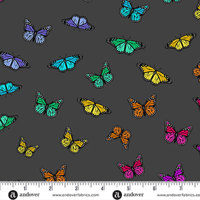 Color Wheel fabric collection by Alison Glass – saturated rainbow-toned cotton prints from Andover Fabrics, perfect for vibrant quilts and modern patchwork.  SKU: A-1443-K