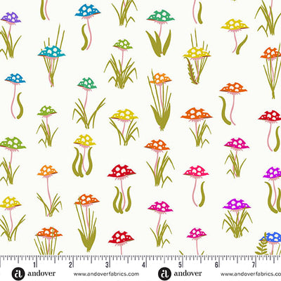 Color Wheel fabric collection by Alison Glass – saturated rainbow-toned cotton prints from Andover Fabrics, perfect for vibrant quilts and modern patchwork.  SKU: A-1444-L