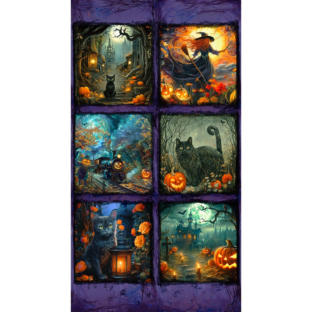 MOON SPELL NIGHT PANEL | CLAUDIA MCKINNEY | ROBERT KAUFMAN – Purple ...