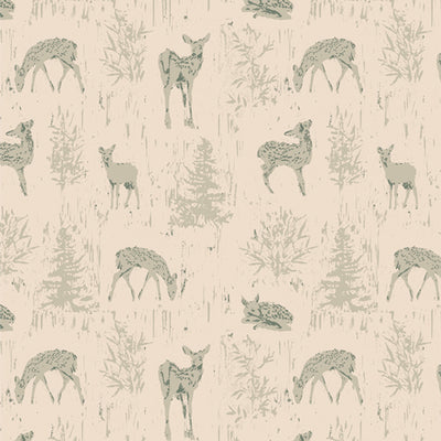 Yearling Camouflage in Flannel Art Gallery Fabrics (SKU: [F22106a]) – double-brushed cotton flannel featuring soft pink and dusk tones with cosy sweater motifs. Perfect for quilts, baby blankets, winter accessories, and loungewear. This premium flannel offers warmth and softness for all your seasonal sewing projects.