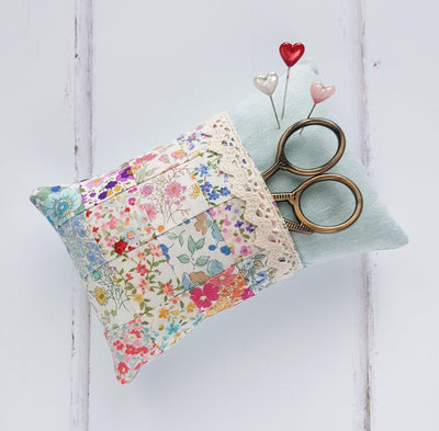 Pocket Pin Cushion Pattern - Printed Pattern - Shop online and in store at Purple Stitches, Basingstoke, Hampshire UK