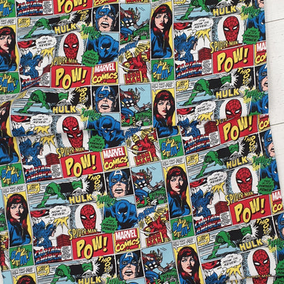 Marvel Character Flannel - Marvel Collection - Shop online and in store at Purple Stitches, Basingstoke, Hampshire UK