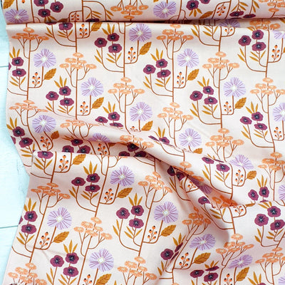 Flowers in Peach - Wild - Bethan Janine - Purple Stitches