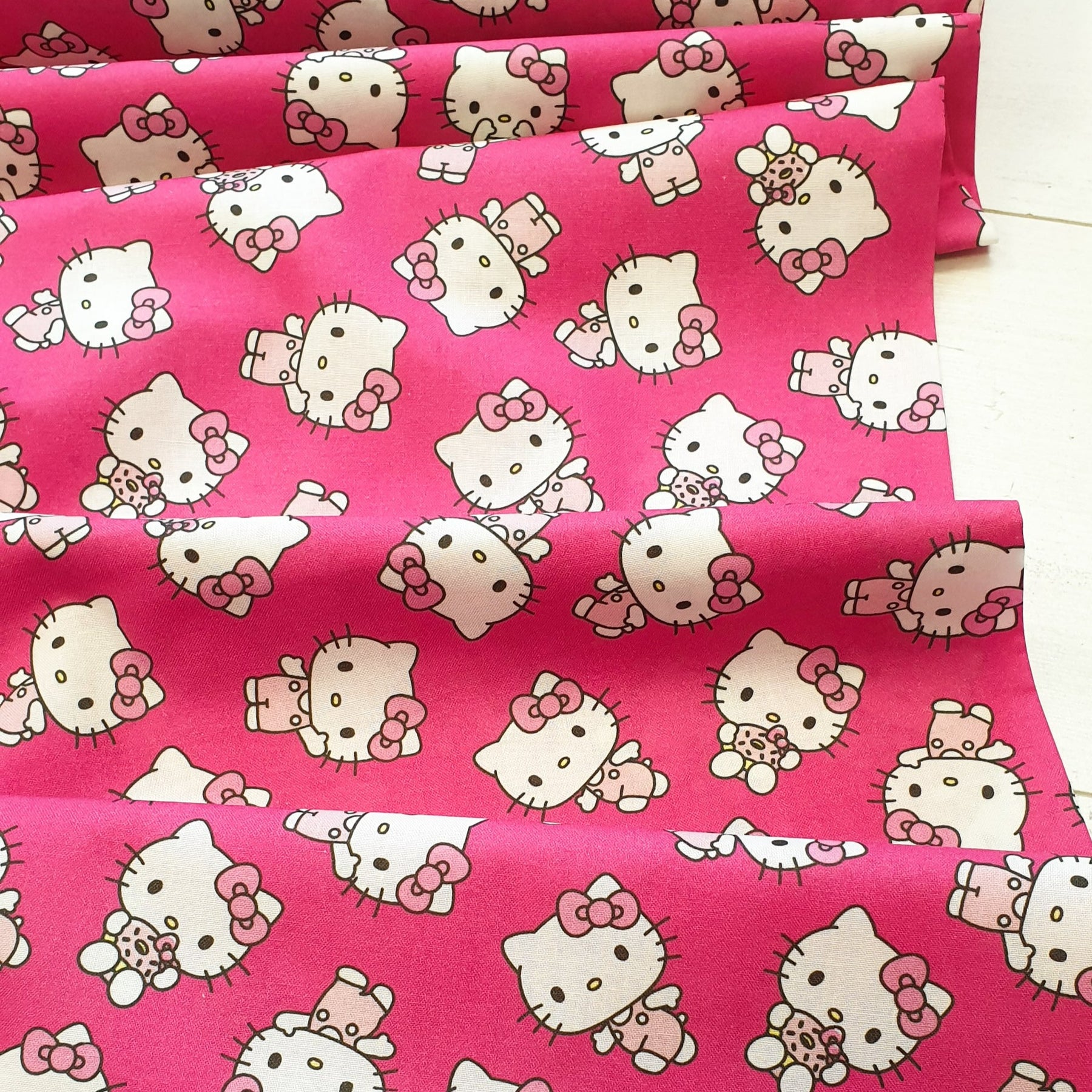 Hello kitty shop jersey fabric