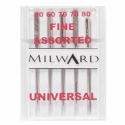 Universal Machine Needles Fine Assorted - Shop online and in store at Purple Stitches, Basingstoke, Hampshire UK
