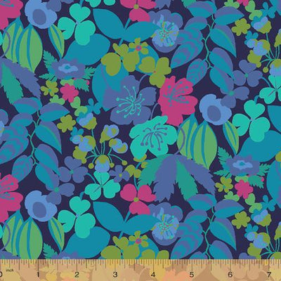 Camellia Blue - Solstice - Sally Kelly - Purple Stitches