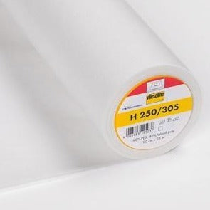 Vlieseline H250/305 White - Iron-On Interfacing, Standard Firm - Shop online and in store at Purple Stitches, Basingstoke, Hampshire UK