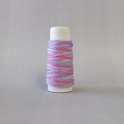 Cotton Candy 302 - Hidamari Sashiko Thread - Purple Stitches