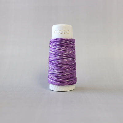Blueberry Yogurt 403 - Hidamari Sashiko Thread - Purple Stitches