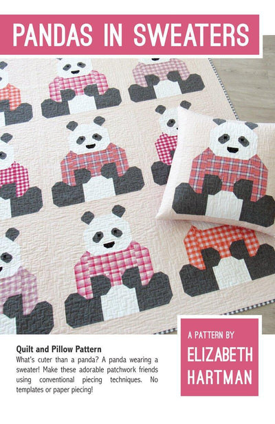 Pandas in Sweaters - Elizabeth Hartman - Shop online and in store at Purple Stitches, Basingstoke, Hampshire UK