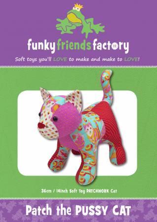 Patch the Pussy - Funky Friends Factory - Paper Pattern - Shop online and in store at Purple Stitches, Basingstoke, Hampshire UK