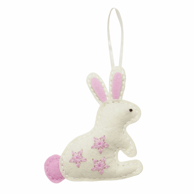 Bunny - Felt Decoration Kit - Purple Stitches