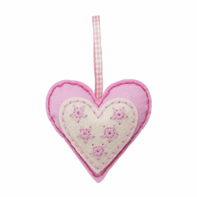 Heart - Felt Decoration Kit - Shop online and in store at Purple Stitches, Basingstoke, Hampshire UK