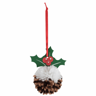 Pudding - Pom Pom Decoration Kit - Shop online and in store at Purple Stitches, Basingstoke, Hampshire UK