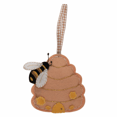 Bee Hive - Felt Decoration Kit - Purple Stitches