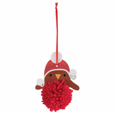 Robin - Pom Pom Decoration Kit - Shop online and in store at Purple Stitches, Basingstoke, Hampshire UK