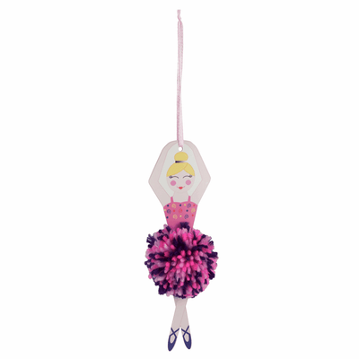 Sugar Plum Fairy - Pom Pom Decoration Kit - Shop online and in store at Purple Stitches, Basingstoke, Hampshire UK