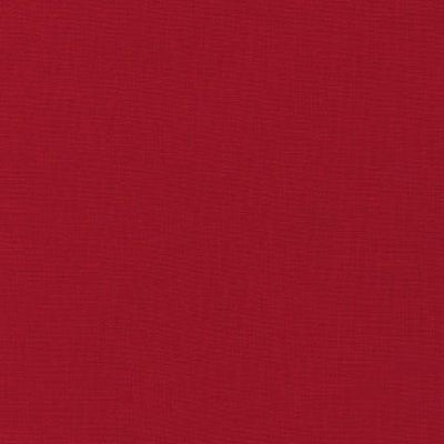 CHINESE RED - Kona Cotton - Purple Stitches