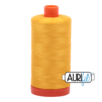 Aurifil Thread 50wt, available from Purple Stitches, Hampshire UK