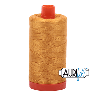 Aurifil Thread 50wt, available from Purple Stitches, Hampshire UK