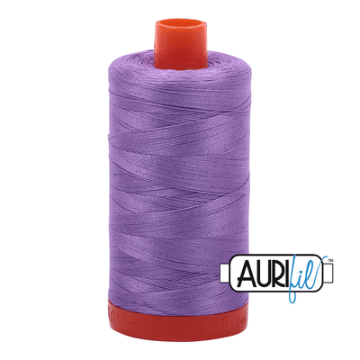 Aurifil Thread 50wt, available from Purple Stitches, Hampshire UK