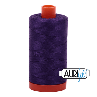 Aurifil Thread 50wt, available from Purple Stitches, Hampshire UK