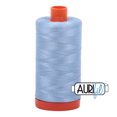 Aurifil Thread 50wt, available from Purple Stitches, Hampshire UK