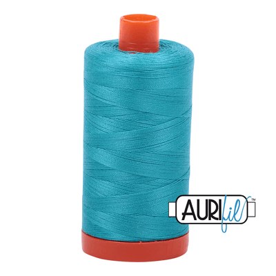 Aurifil Thread 50wt, available from Purple Stitches, Hampshire UK
