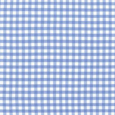 Periwrinkle Blue 1/4" Woven Gingham - Carolina Gingham - Shop online and in store at Purple Stitches, Basingstoke, Hampshire UK