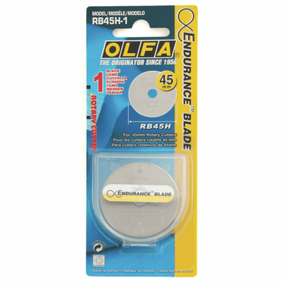 Olfa Endurance Rotary Blade - 45mm - Shop online and in store at Purple Stitches, Basingstoke, Hampshire UK