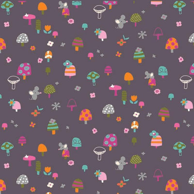 Mushroom and Mice - Walk in the wood - Stephanie Thannhauser - Shop online and in store at Purple Stitches, Basingstoke, Hampshire UK