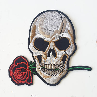 Skeleton and Rose - Shop online and in store at Purple Stitches, Basingstoke, Hampshire UK