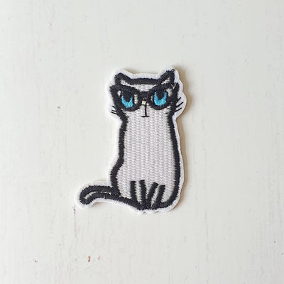 White Cat in Glasses - Shop online and in store at Purple Stitches, Basingstoke, Hampshire UK