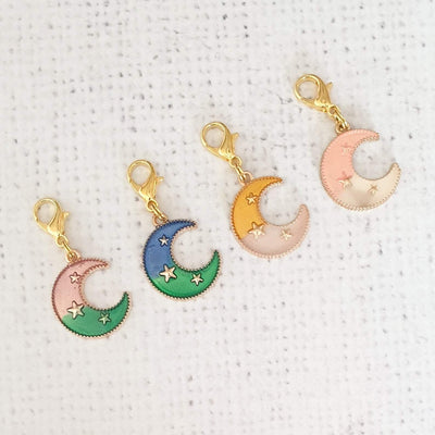 Moon Zipper Charm - Shop online and in store at Purple Stitches, Basingstoke, Hampshire UK