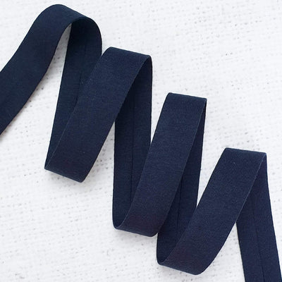 Navy Blue Jersey Binding - Shop online and in store at Purple Stitches, Basingstoke, Hampshire UK