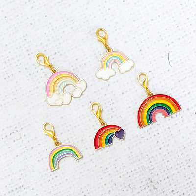 Rainbow Zipper Charm - Shop online and in store at Purple Stitches, Basingstoke, Hampshire UK