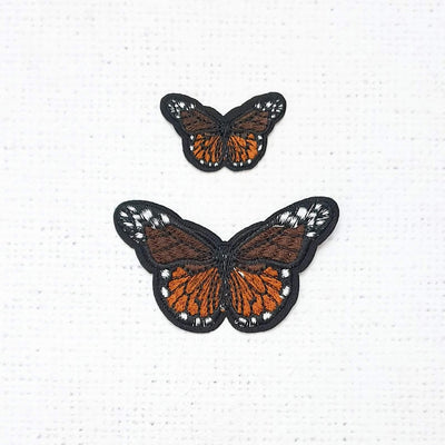 Brown Butterfly - Purple Stitches