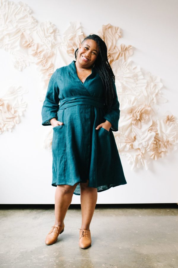 Dressmaking Pattern Purple Stitches