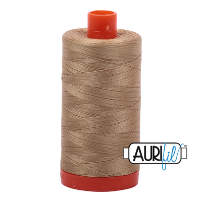 Aurifil Thread 50wt, available from Purple Stitches, Hampshire UK