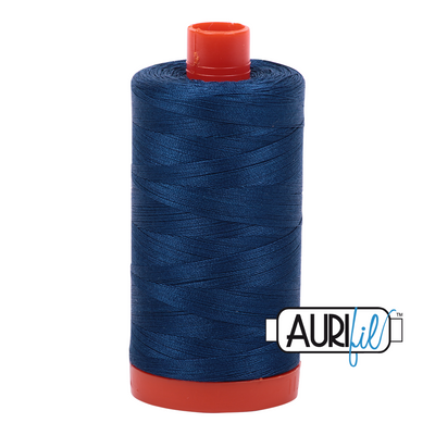 Aurifil Thread 50wt, available from Purple Stitches, Hampshire UK